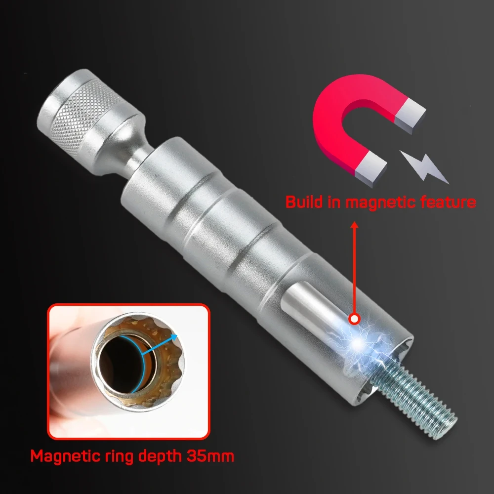 16 มม.แม่เหล็กผนังบาง Universa - Spark Plug Socket Set บทวิจารณ์และราคา