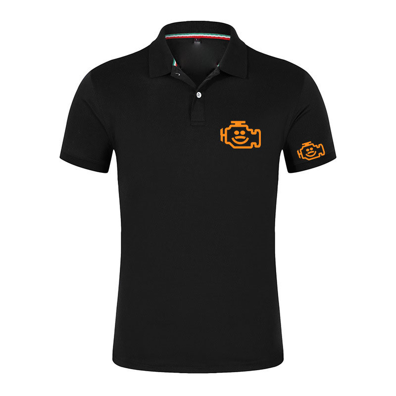 เสื้อโปโลแขนสั้นสำหรับผู้ชาย พ - Auto Repair Shop Logo บทวิจารณ์และราคา