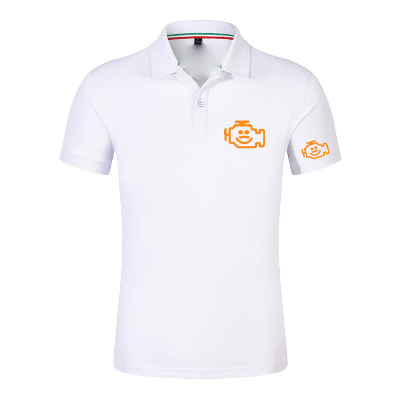 เสื้อโปโลแขนสั้นสำหรับผู้ชาย พ - Auto Repair Shop Logo บทวิจารณ์และราคา