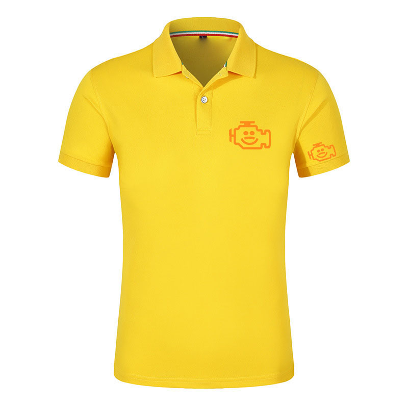 เสื้อโปโลแขนสั้นสำหรับผู้ชาย พ - Auto Repair Shop Logo บทวิจารณ์และราคา