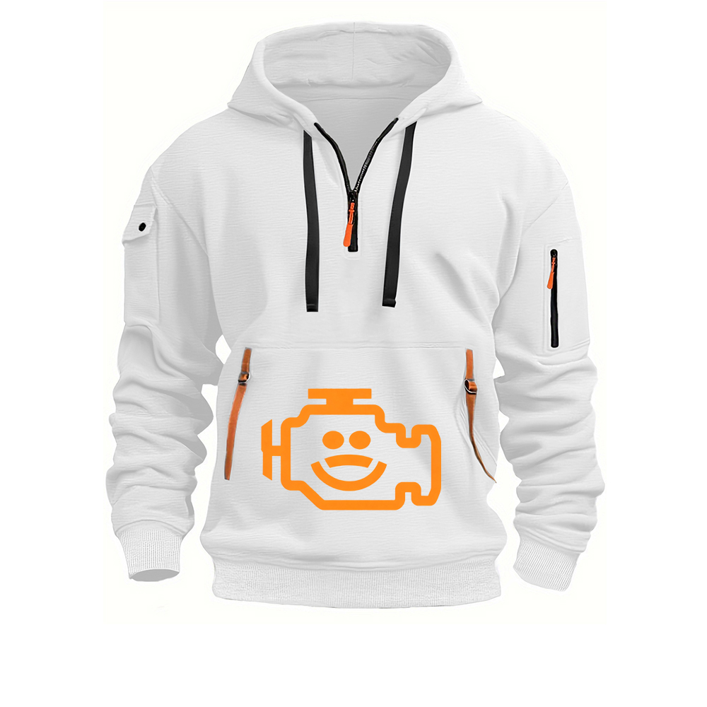 เสื้อฮู้ดดี้ผู้ชายสไตล์สตรีทพร - Auto Repair Shop Logo บทวิจารณ์และราคา