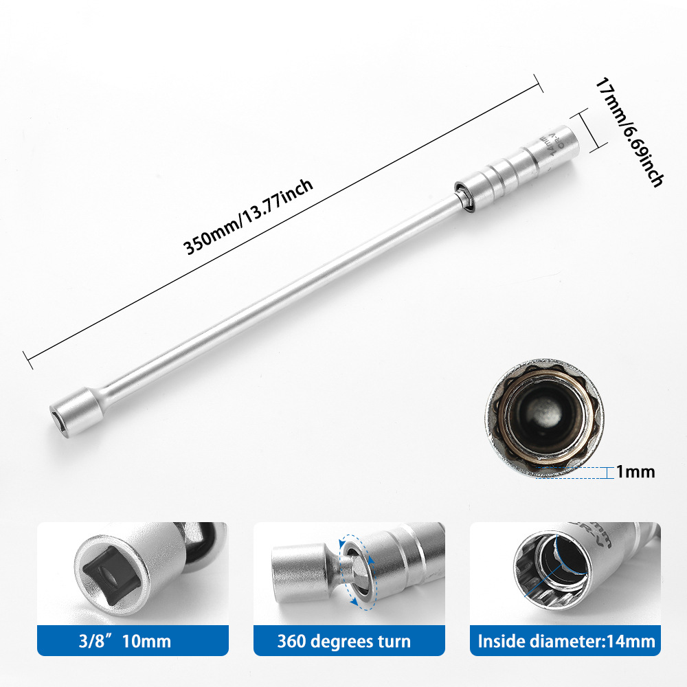 14/16 มม.แม่เหล็ก Spark Plug S - Spark Plug Socket Set บทวิจารณ์และราคา