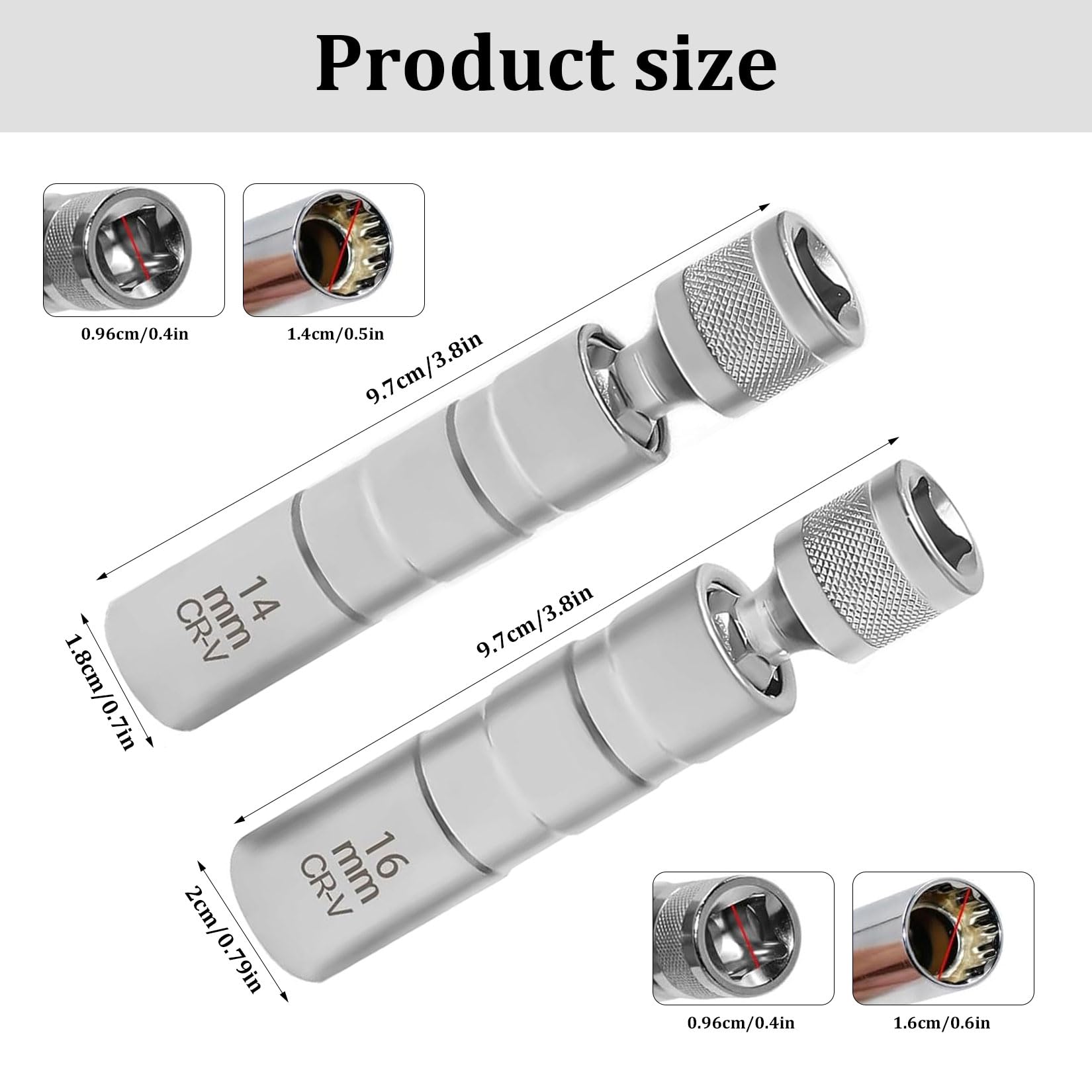 ชุดประแจหัวเทียน 14 มม./16 มม. - Spark Plug Socket Set บทวิจารณ์และราคา