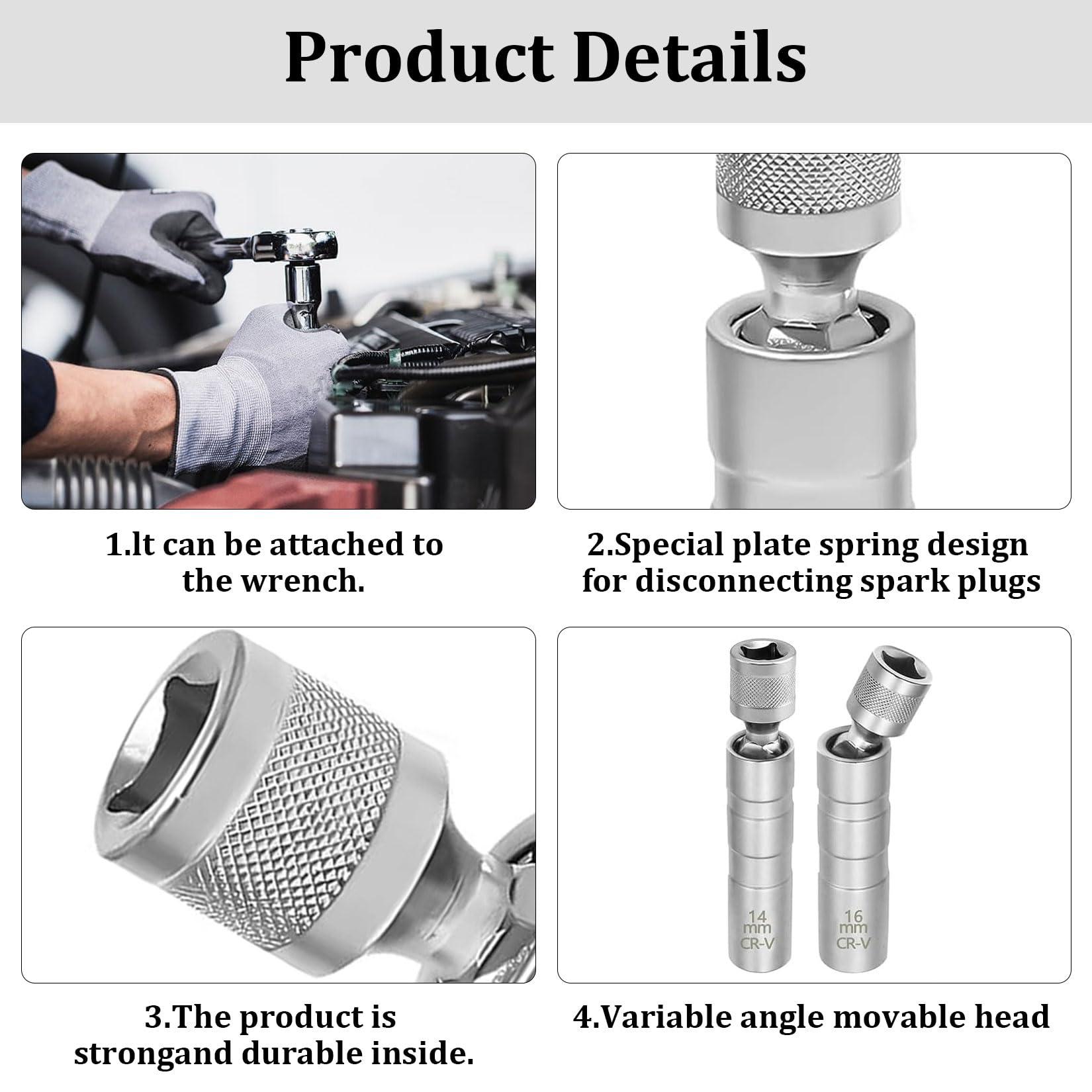 ชุดประแจหัวเทียน 14 มม./16 มม. - Spark Plug Socket Set บทวิจารณ์และราคา