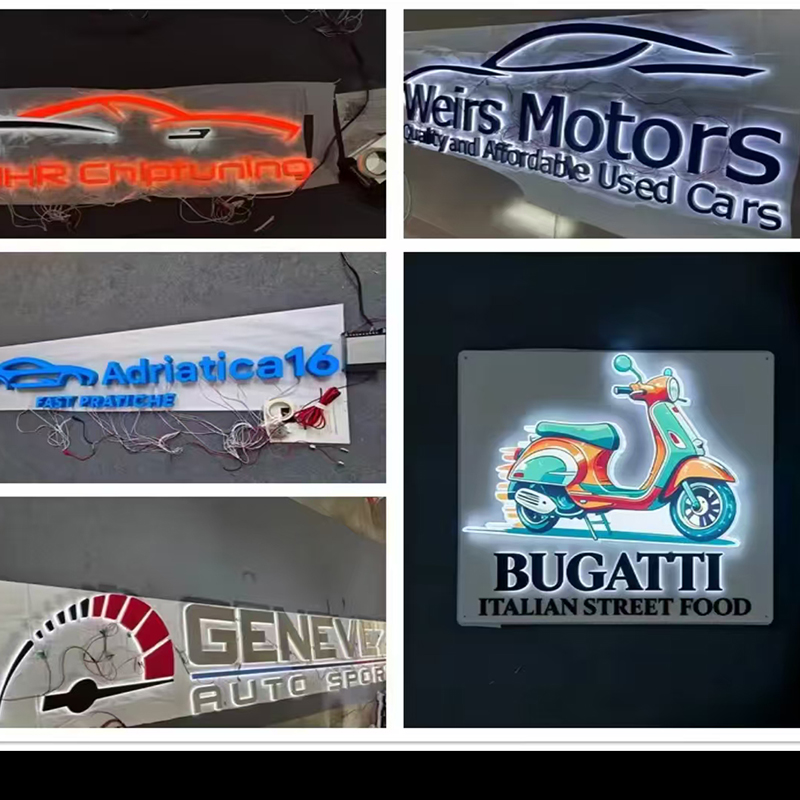 ป้ายไฟ LED แบบกำหนดเองสำหรับติ - Auto Repair Shop Logo บทวิจารณ์และราคา