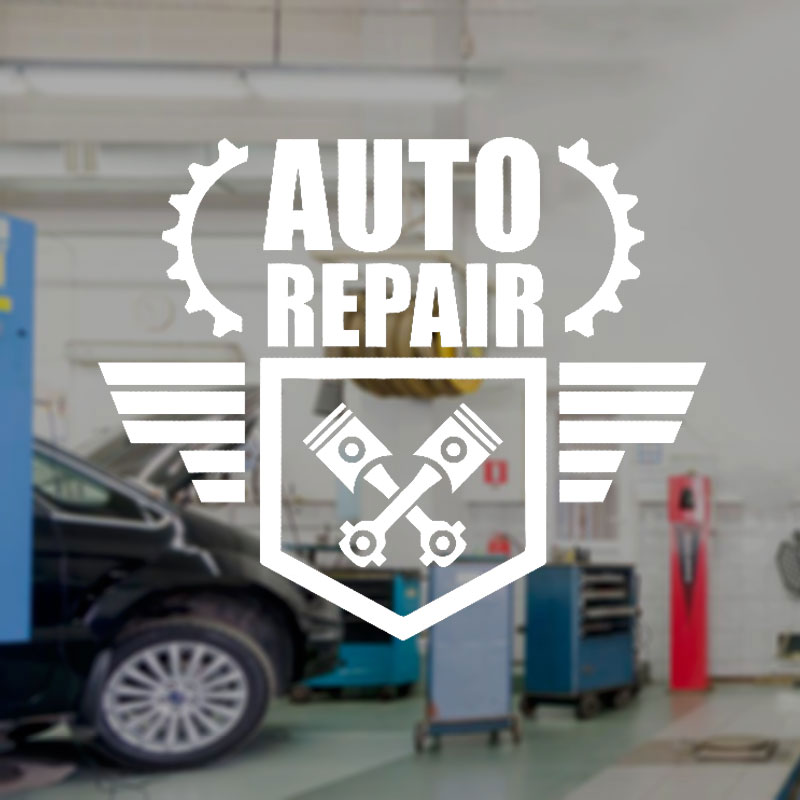 สติ๊กเกอร์ติดผนังซ่อมรถยนต์ โล - Auto Repair Shop Logo บทวิจารณ์และราคา